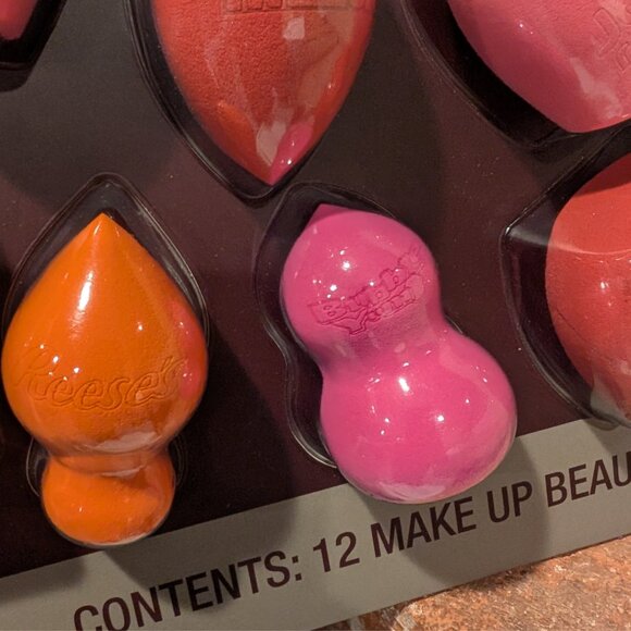 Hershey’s Novelty Makeup Sponge Set (12pc) Beauty Blender Bundle, NEW - Picture 3 of 4